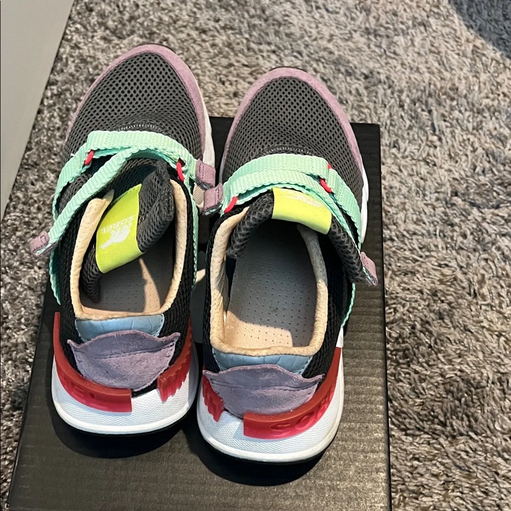 Sorel Women's Sneakers in Gray, Mint, and Purple - Picture 15 of 15